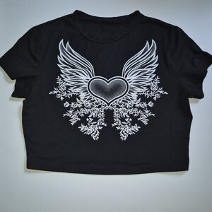 SHEIN Black Crop Top